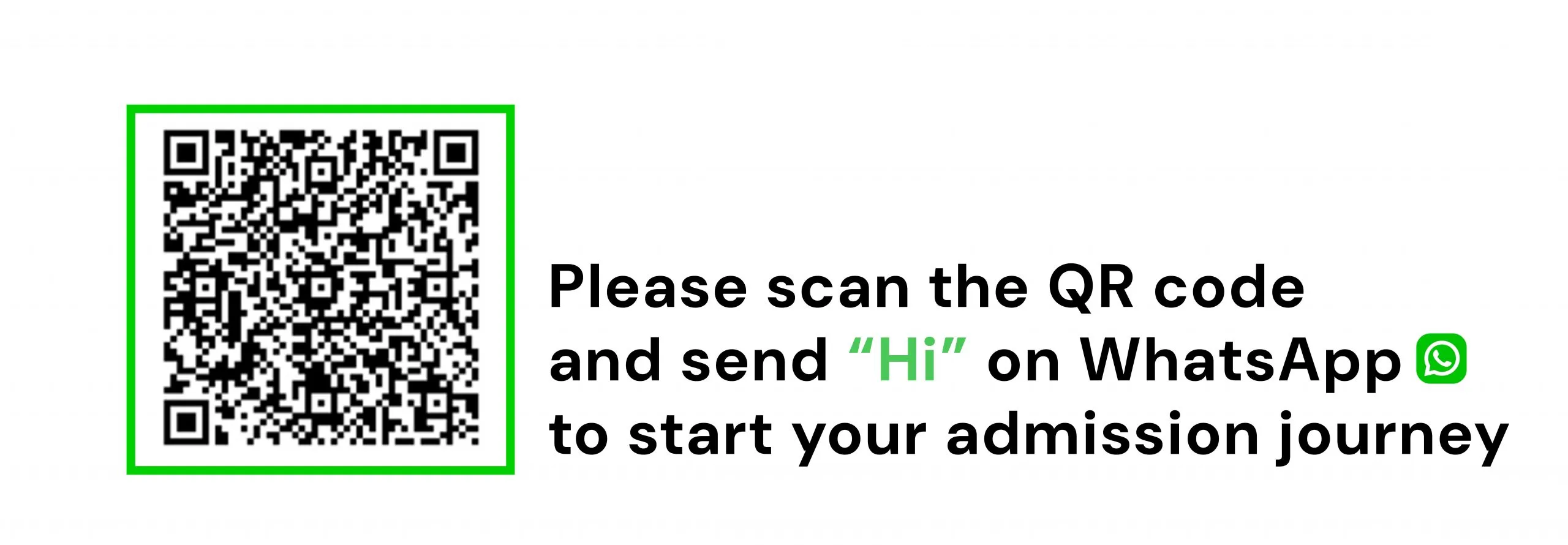 Apply on WhatsApp
